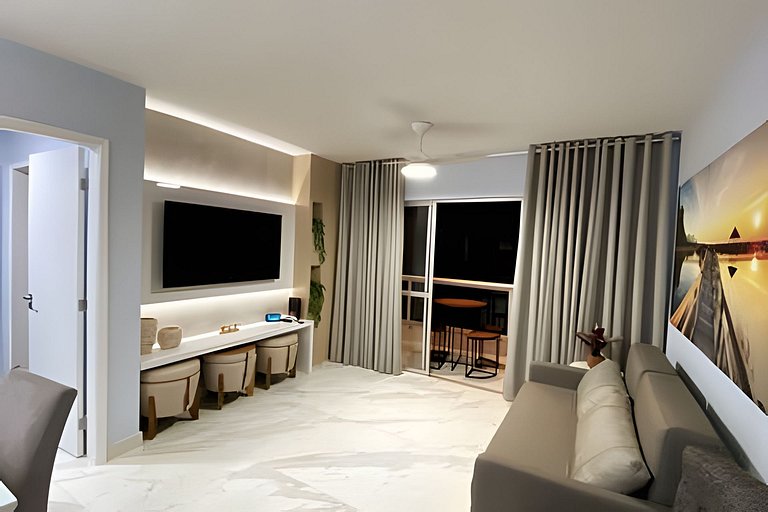 5min Praia do Forte | Apto Premium c/ Garagem