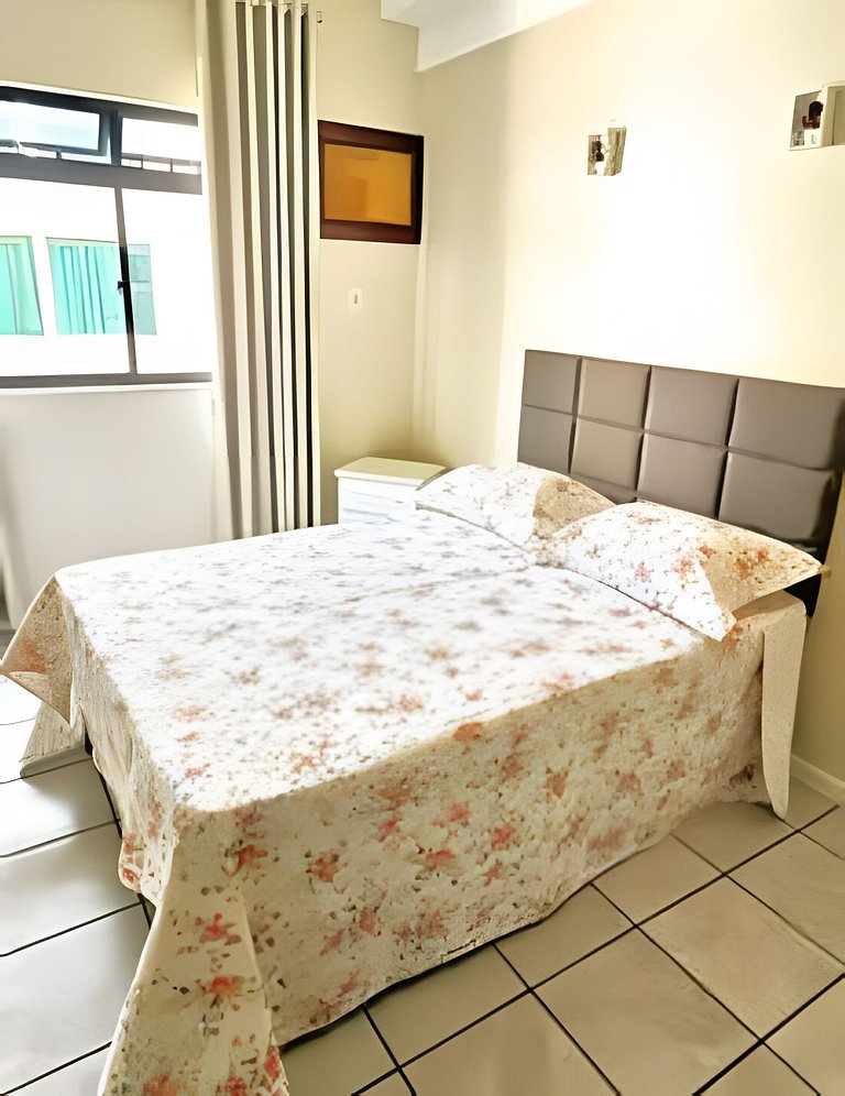 Apartamento Pé na Areia com Ar a 100m da Praia