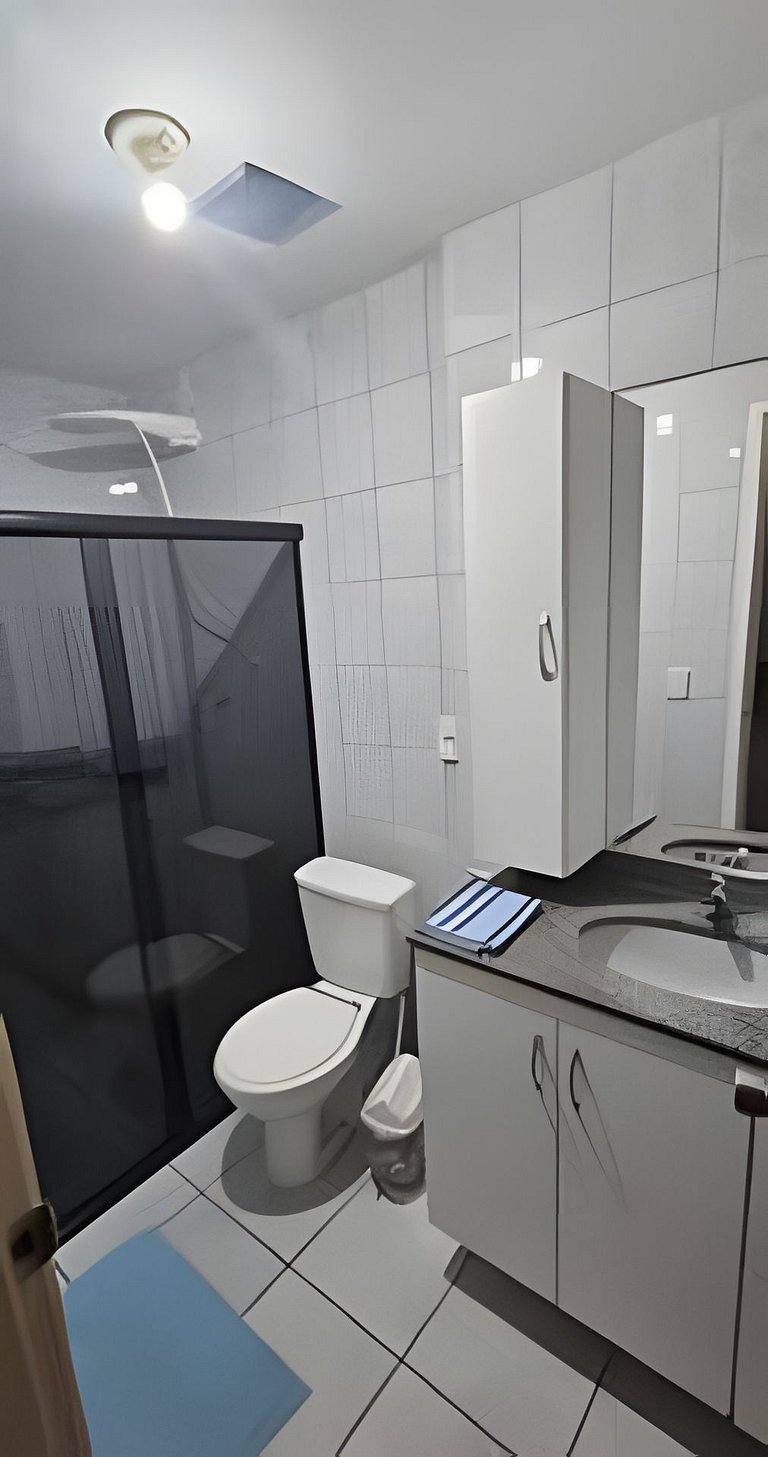 Apartamento Pé na Areia com Ar a 100m da Praia