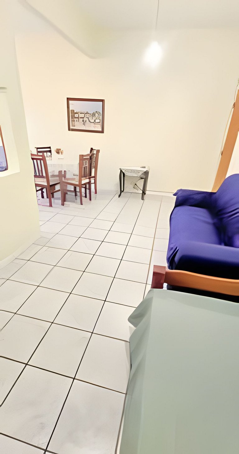 Apartamento Pé na Areia com Ar a 100m da Praia