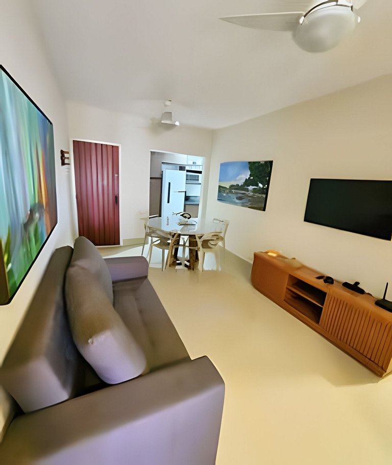Elegante Apartamento com 3 Quartos a 400m da Praia