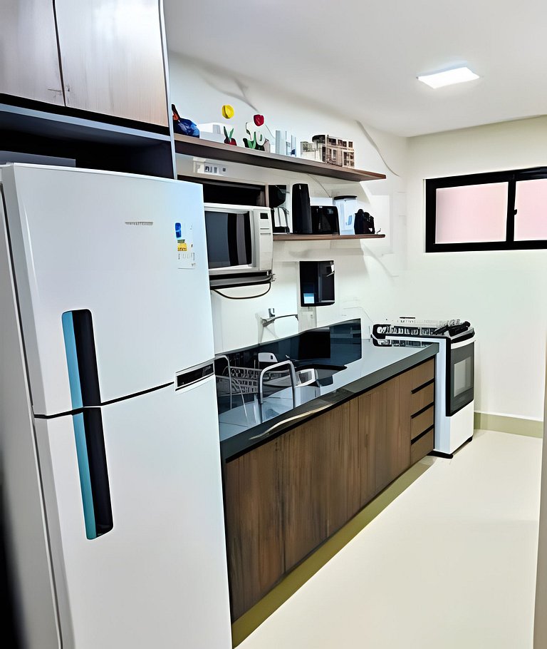 Elegante Apartamento com 3 Quartos a 400m da Praia