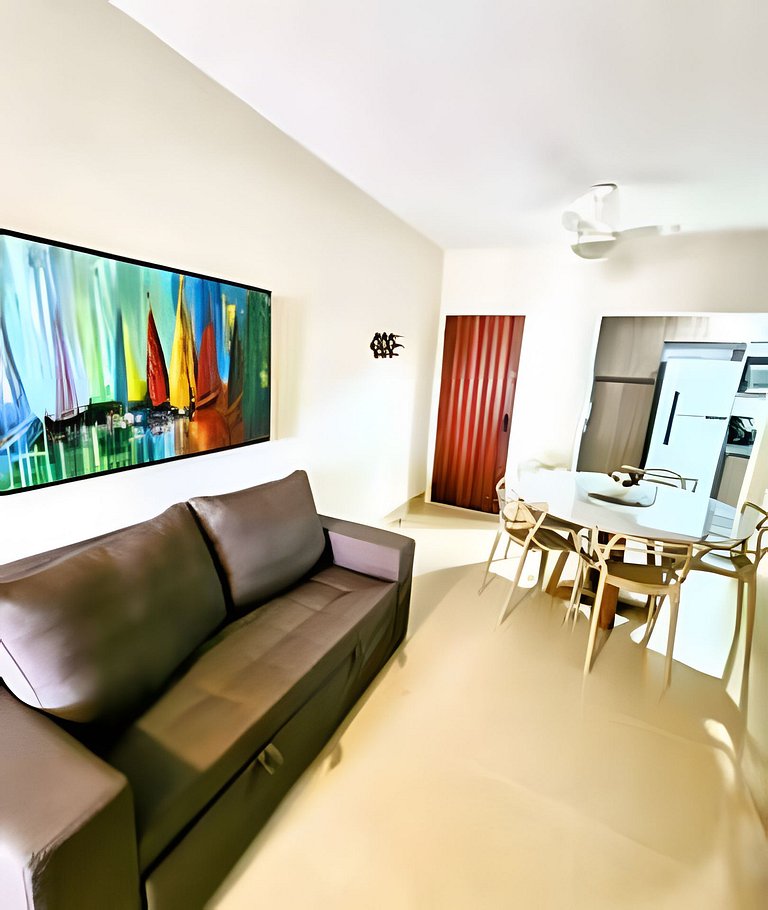 Elegante Apartamento com 3 Quartos a 400m da Praia