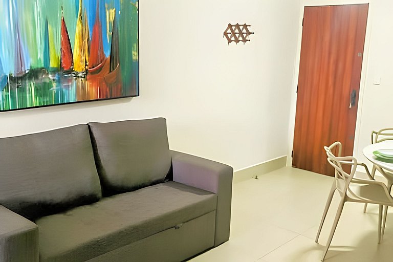 Elegante Apartamento com 3 Quartos a 400m da Praia