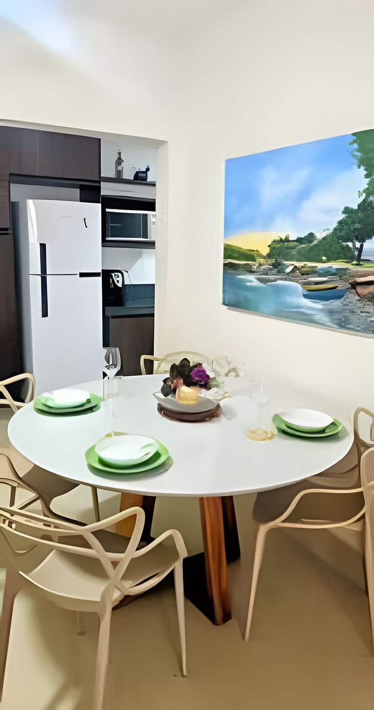 Elegante Apartamento com 3 Quartos a 400m da Praia