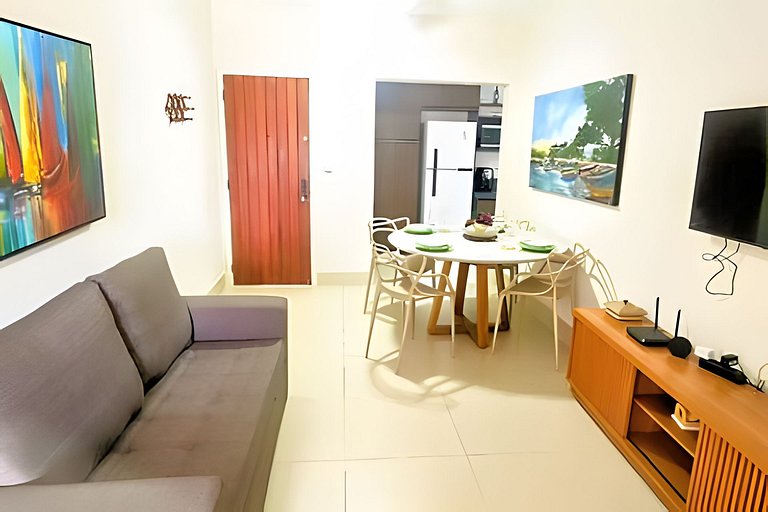 Elegante Apartamento com 3 Quartos a 400m da Praia