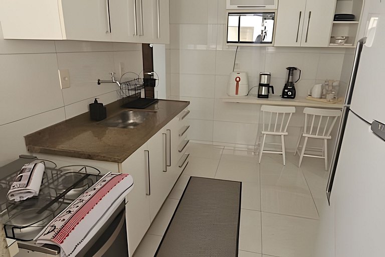 Apartamento incrível com 3 Quartos a 2min da Praia