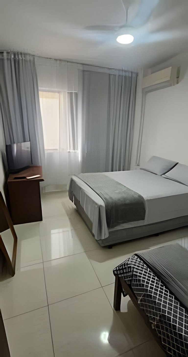 Apartamento incrível com 3 Quartos a 2min da Praia