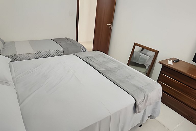 Apartamento incrível com 3 Quartos a 2min da Praia