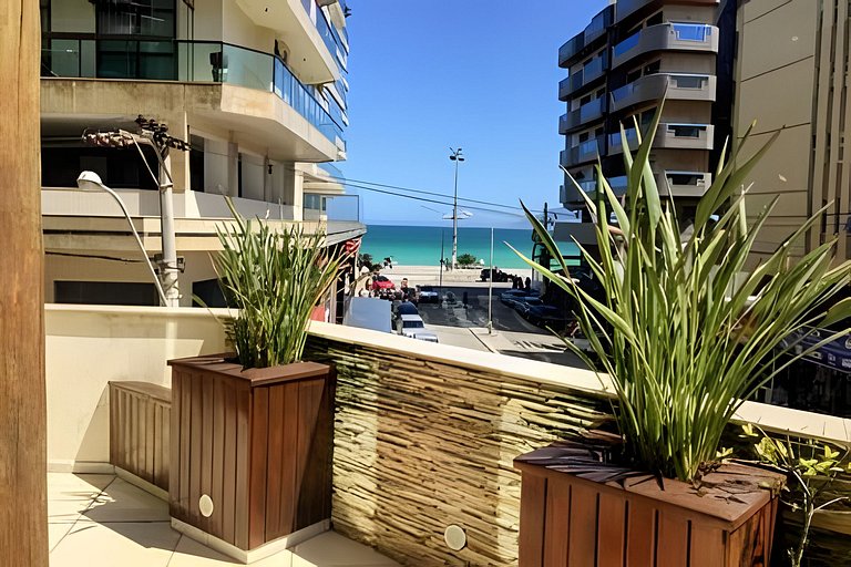 Ap Pé na Areia | Ar e Piscina |100m Praia do Forte