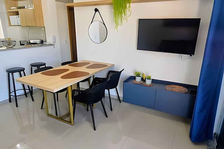 Apartamento 3 Quartos Vista Mar - 150m da Prainha