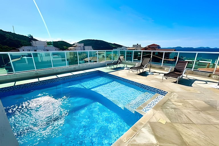 Apartamento 3 Quartos Vista Mar - 150m da Prainha