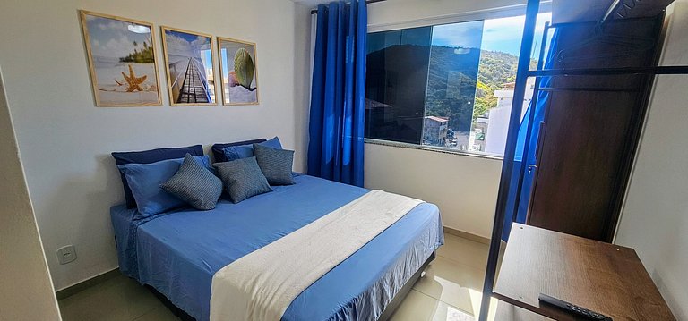 Apartamento 3 Quartos Vista Mar - 150m da Prainha