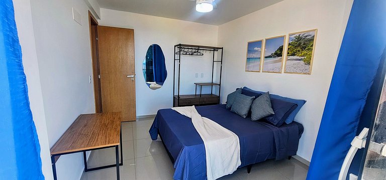Apartamento 3 Quartos Vista Mar - 150m da Prainha