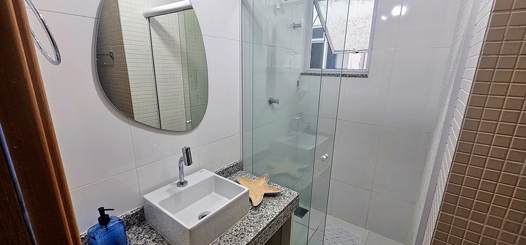 Apartamento 3 Quartos Vista Mar - 150m da Prainha