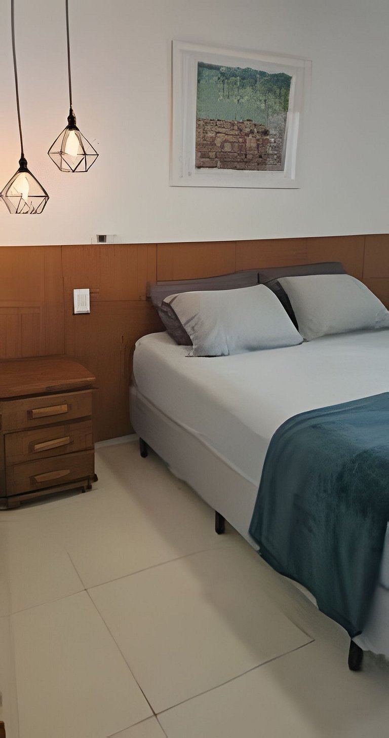 Apartamento moderno a 500m da Praia do Forte