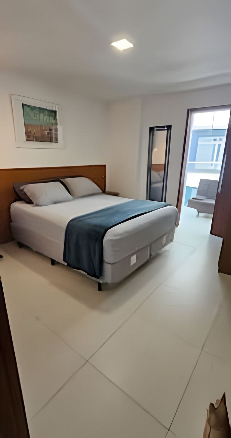 Apartamento moderno a 500m da Praia do Forte