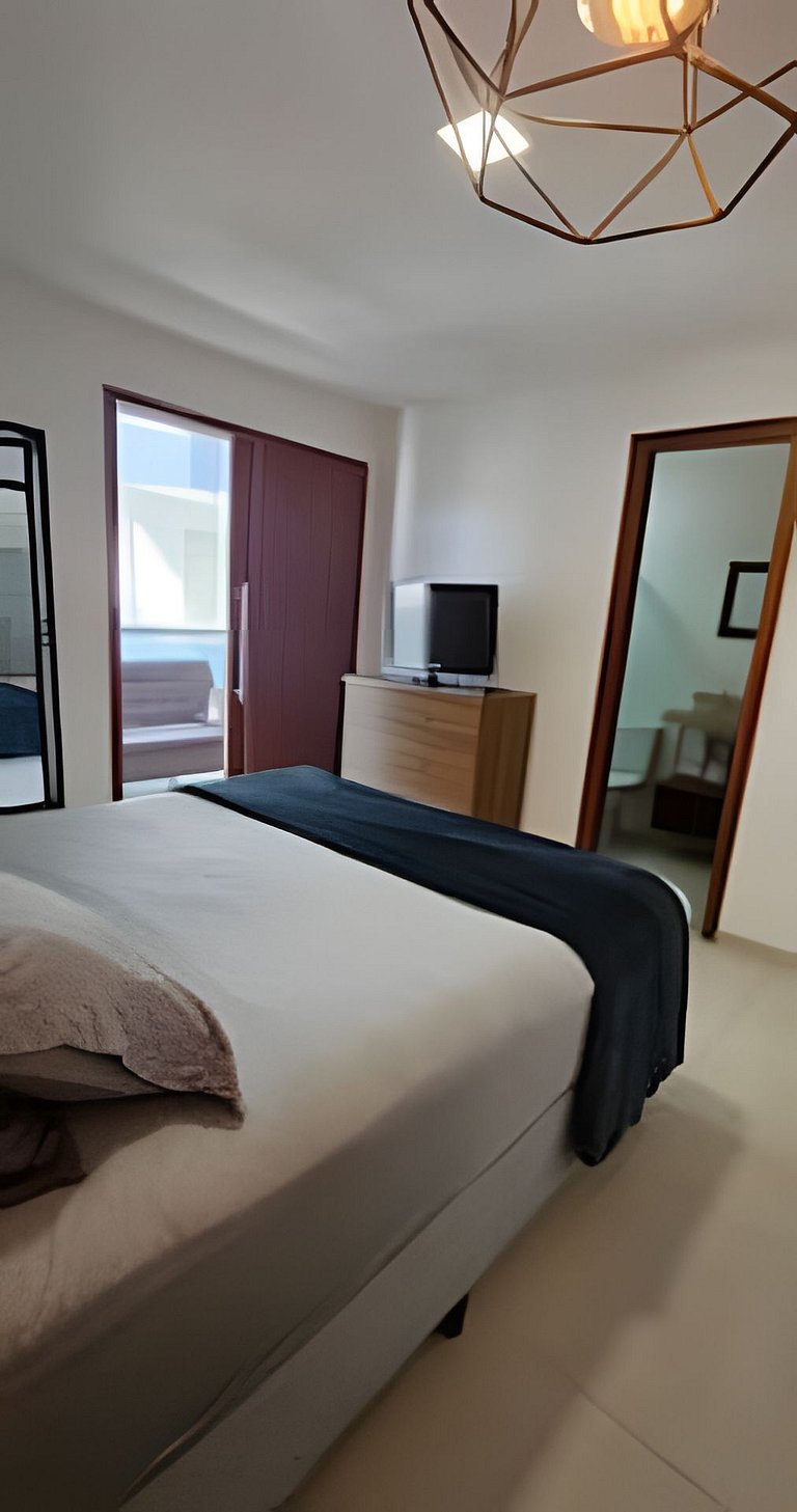 Apartamento moderno a 500m da Praia do Forte
