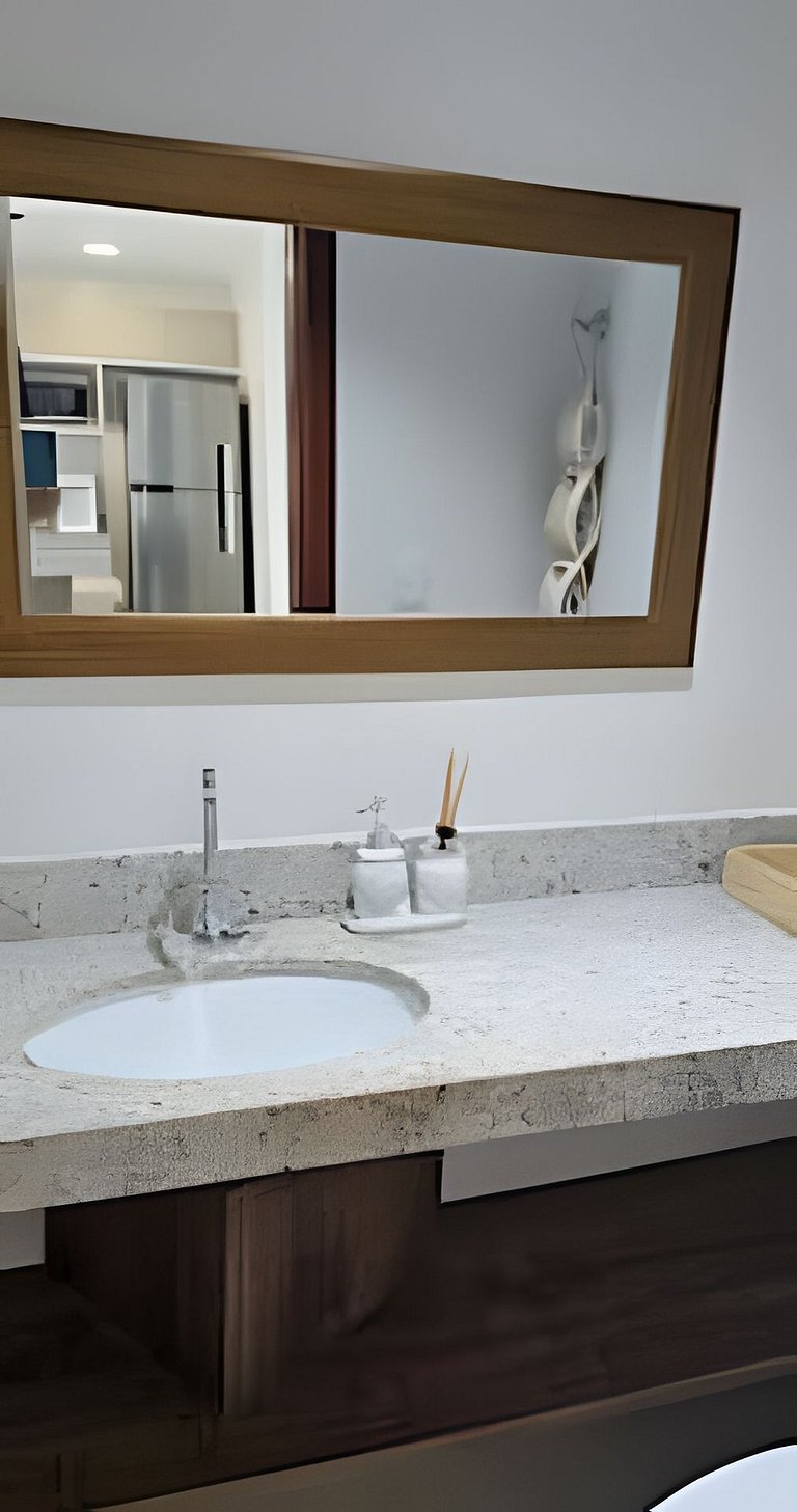 Apartamento moderno a 500m da Praia do Forte