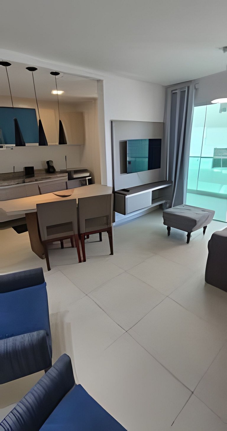 Apartamento moderno a 500m da Praia do Forte