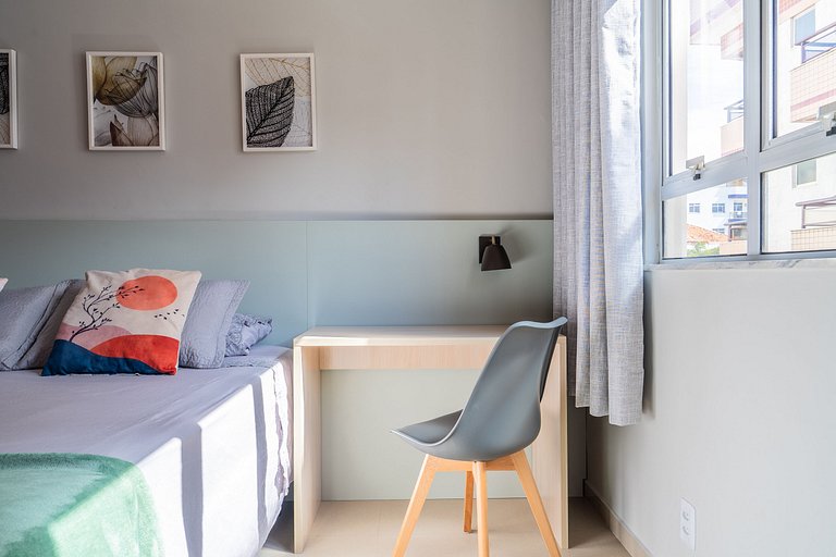 Elegante Apartamento à 2min Praia do Forte