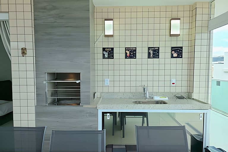 Cobertura c/ Churrasqueira • 500m Praia do Forte