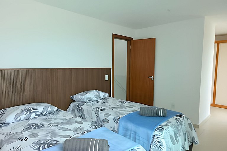 Cobertura c/ Churrasqueira • 500m Praia do Forte