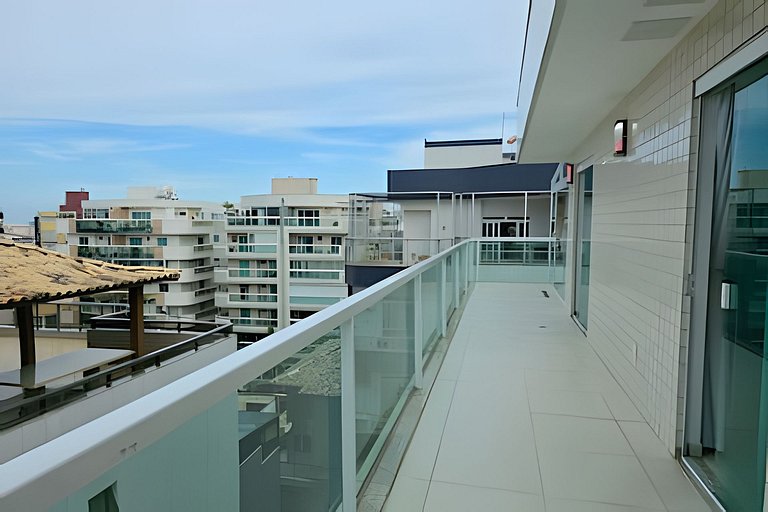 Cobertura c/ Churrasqueira • 500m Praia do Forte