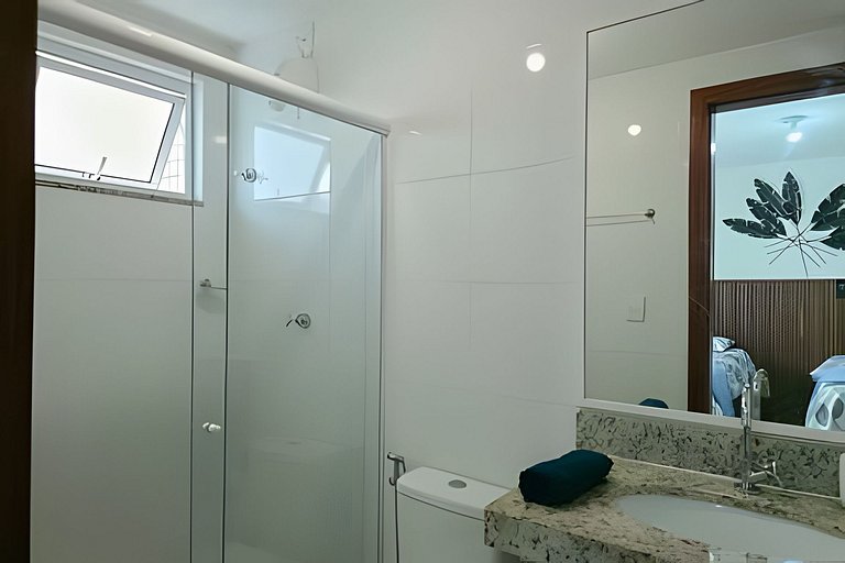 Cobertura c/ Churrasqueira • 500m Praia do Forte