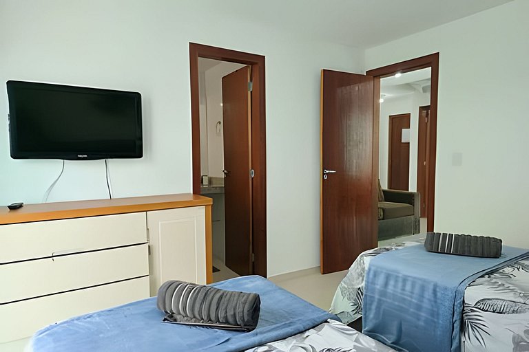 Cobertura c/ Churrasqueira • 500m Praia do Forte