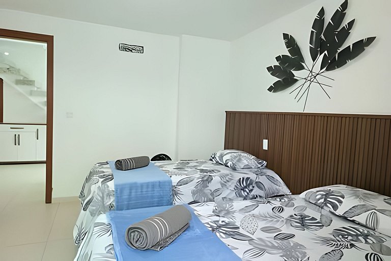 Cobertura c/ Churrasqueira • 500m Praia do Forte