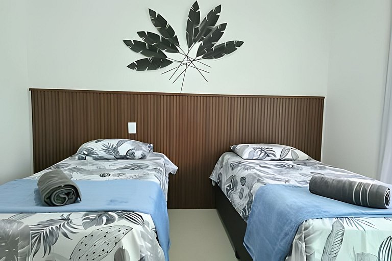 Cobertura c/ Churrasqueira • 500m Praia do Forte