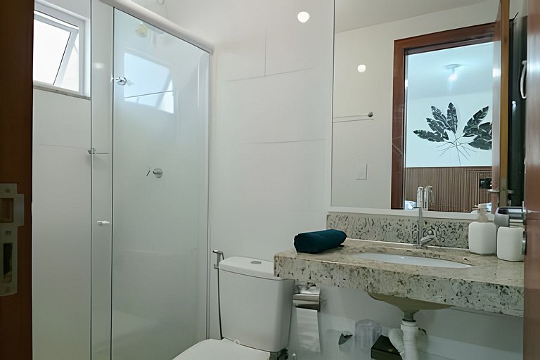 Cobertura c/ Churrasqueira • 500m Praia do Forte