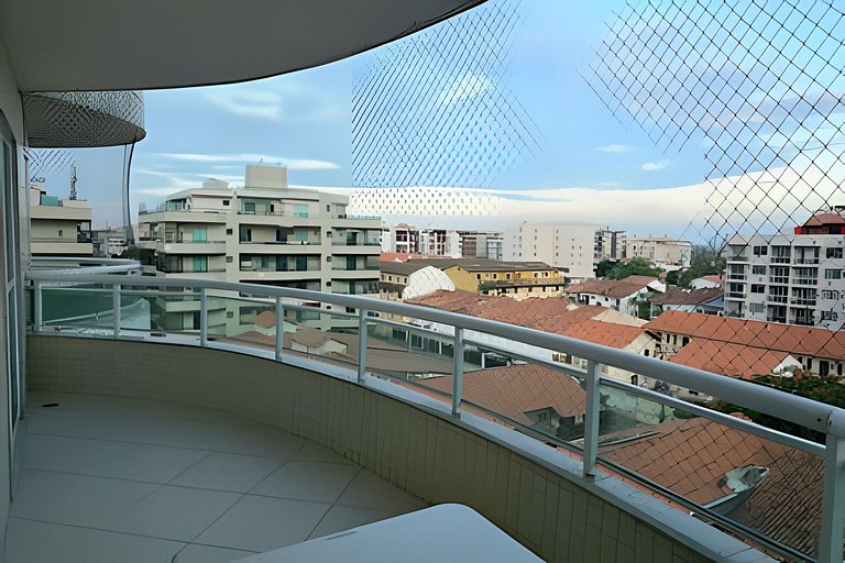 Ap Amplo 3 Quartos • 8 Pessoas • 1km da Praia