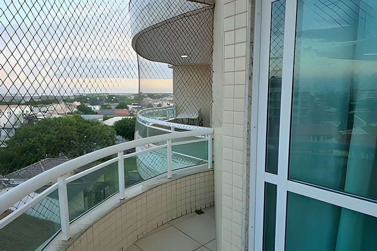 Ap Amplo 3 Quartos • 8 Pessoas • 1km da Praia