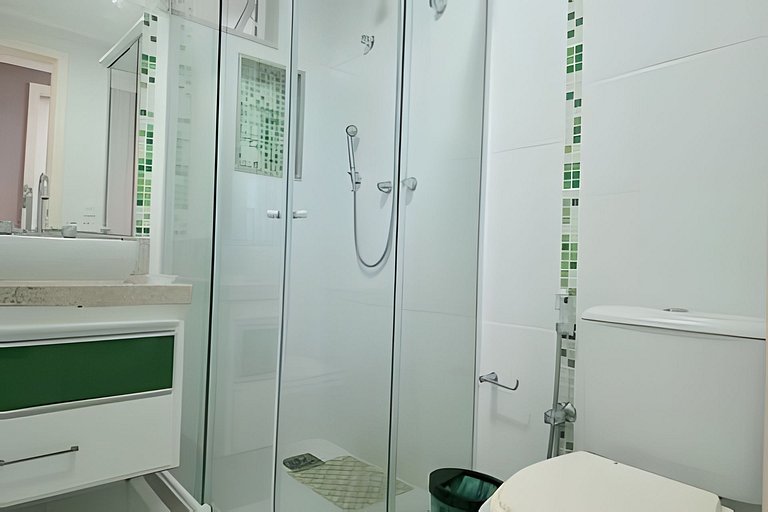 Ap Amplo 3 Quartos • 8 Pessoas • 1km da Praia