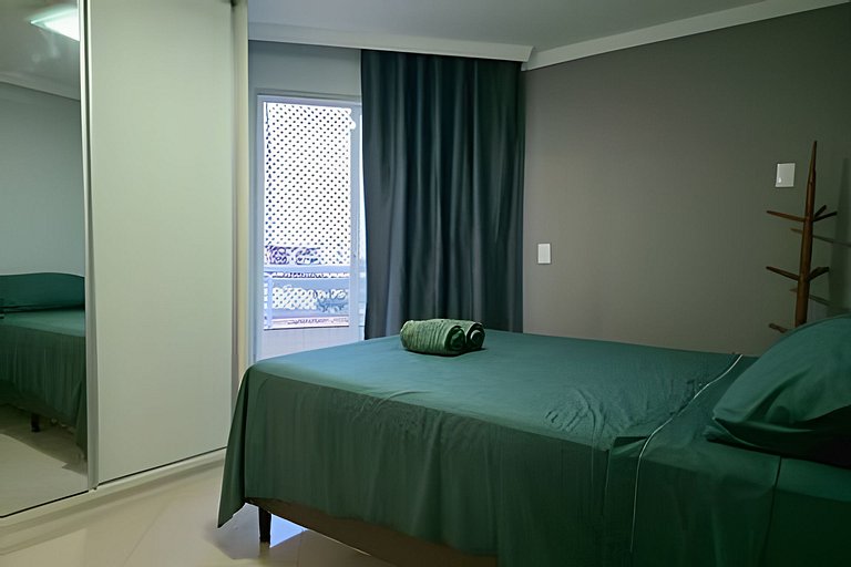 Ap Amplo 3 Quartos • 8 Pessoas • 1km da Praia