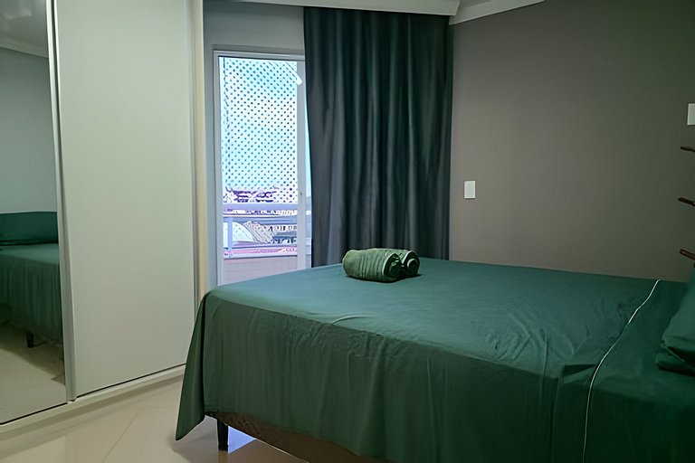 Ap Amplo 3 Quartos • 8 Pessoas • 1km da Praia