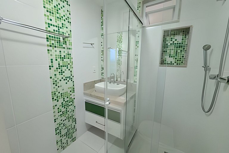 Ap Amplo 3 Quartos • 8 Pessoas • 1km da Praia