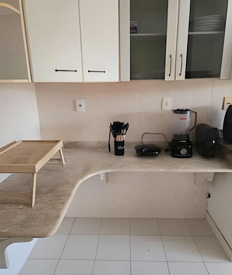 Apto Amplo com Piscina | 250m Praia das Dunas