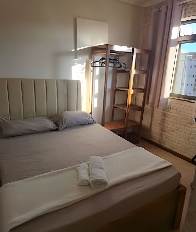 Apto Amplo com Piscina | 250m Praia das Dunas