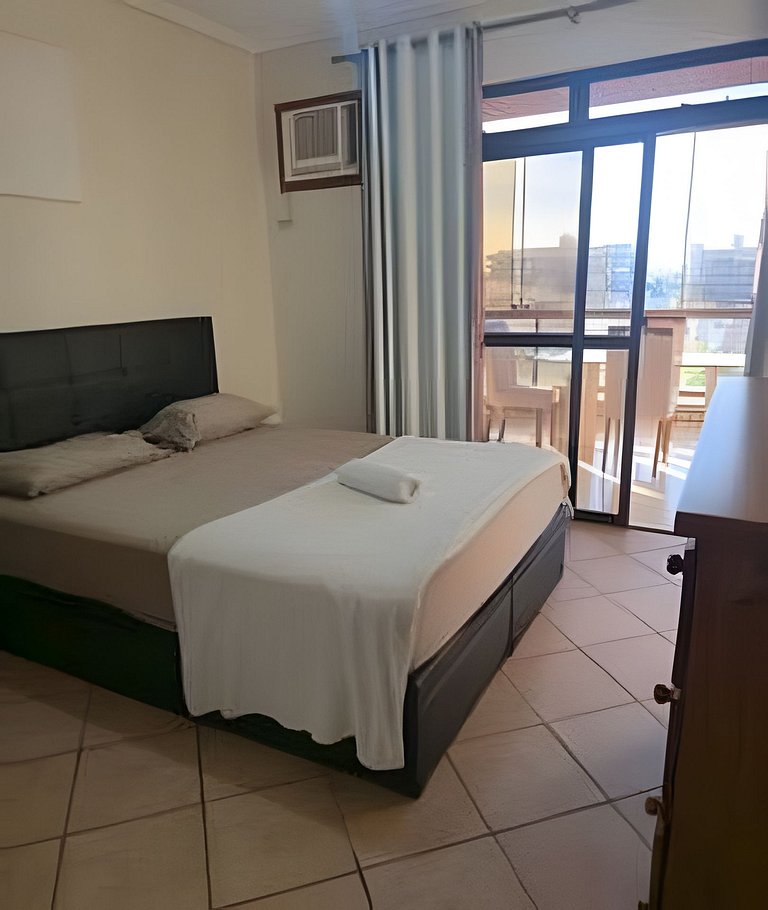 Apto Amplo com Piscina | 250m Praia das Dunas