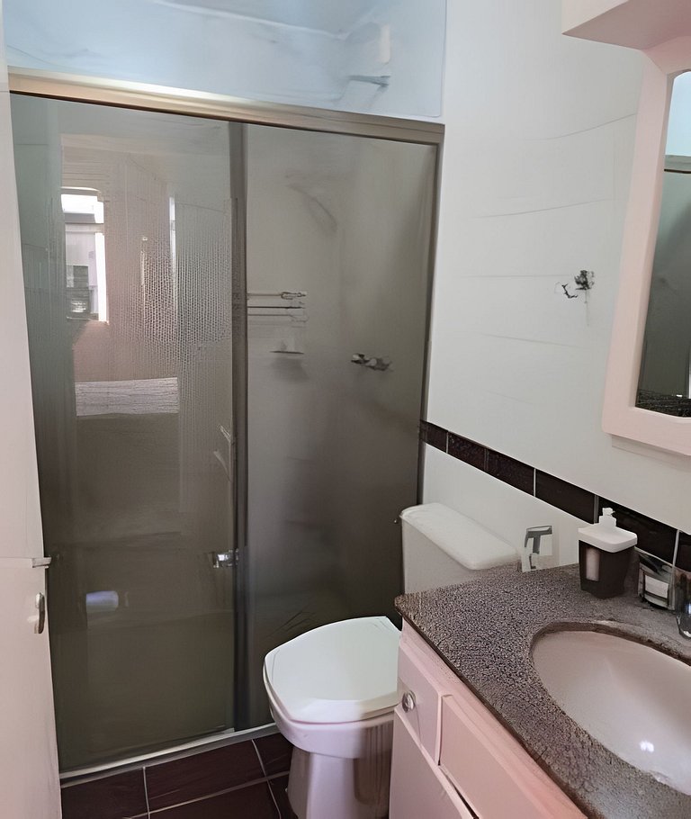 Apto Amplo com Piscina | 250m Praia das Dunas