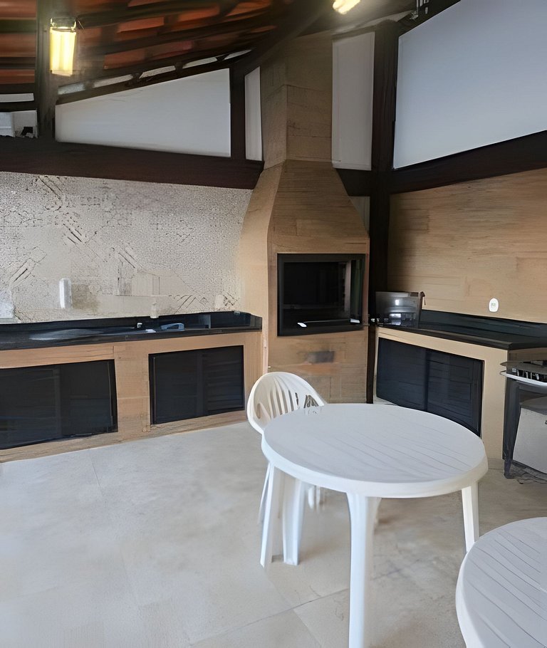 Apto Amplo com Piscina | 250m Praia das Dunas