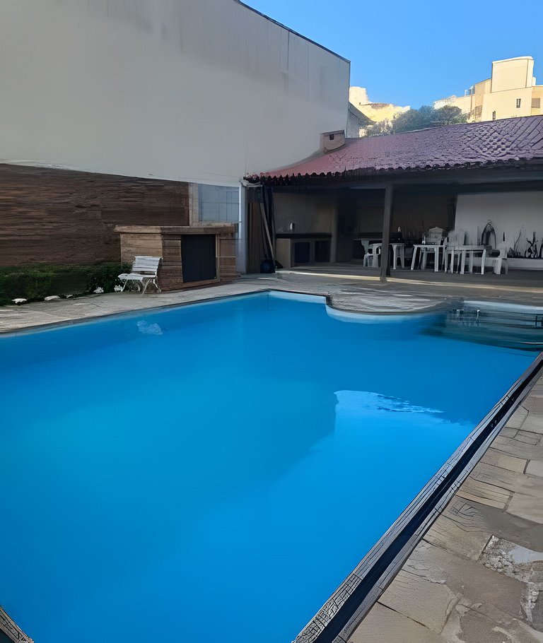 Apto Amplo com Piscina | 250m Praia das Dunas