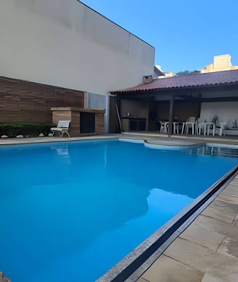 Apto Amplo com Piscina | 250m Praia das Dunas